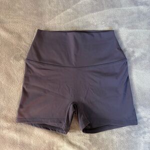 Garage Soft Active Booty Shorts in Perky Plum